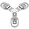 12 Pack D-Ring Tie Downs, 1/4 Inch D-Rings Anchor Lashing Ring For Loads On