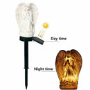 LED Garden Angel Statue Light Waterproof Solar Lamp Yard Decor Lawn Outdoor Q1U3