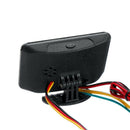 12V/24V 4 in 1 LCD Car Digital ALARM Gauge Pressure Voltmeter Volt Water Te X9L1