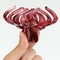 Large Red Hair Claw Clamp Clip Acrylic Barrette Hair Accessories Hairwear