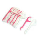 100 Pcs Dental Floss Picks Waxed Teeth Toothpicks Stick Oral Care