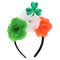 Green Shamrock Headband Saint Patrick Day Irish Pride Day Parade Dress Up