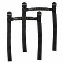 2 x Roll Bar Grab Handles for 1955-2018 Jeep Wrangler YJ TJ JK JL (Black) S5C5