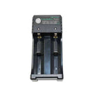 1X(Rechargeable 2-Slot Battery Charger Li-Ion USB Smart Fast Charger For 18