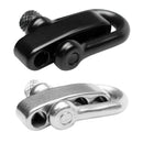 Pack of 2 Adjustable 304 Stainless Steel U Shackle Buckles for Paracord Bracelet