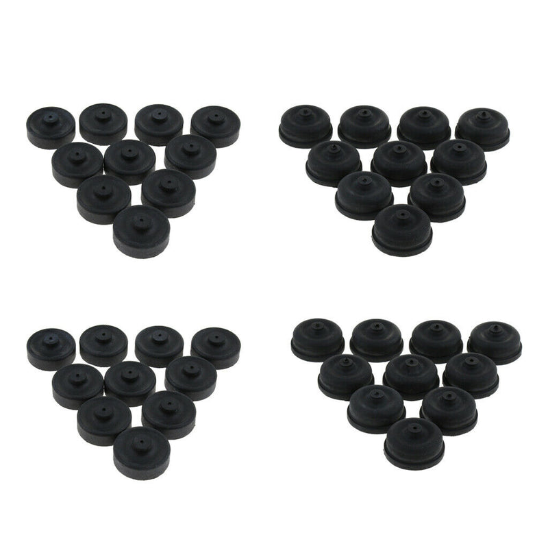 Set Of 40 Aquarium Oxygen Pump Replacement Parts Diaphragm, Black