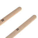 1Pair 5A Maple Drum Sticks Wood Wooden Tip Band Musical Instrument Drumsticks OZ