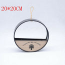 Geometric Hanging Metal Flower Stand  Rack Rustic Iron Plant Holder Pot-01