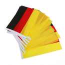 Germany Flag German National Flags Hand Waving Flag Banner with Poles 12Pcs