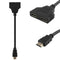 HDMI Splitter Cable Converter 1 Input 2 Output M to Play F Black Game TV Fo G5J7