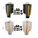 1 Pair 7/8" Universal Motorcycle Scooter Hand Guards Handguard Black
