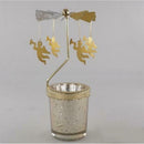 Metal Spinners Rotating Tea Light Candle Holders Candle Stand DIY _Elk