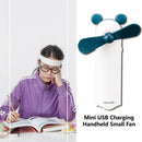 Cartoon Mouse Portable Mini USB Fan Rechargeable Handheld Small Fan (5pcs) A