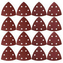 40 Pieces Hook and Loop Sandpaper Paper, 9x9x9xcm Sanding Paper 6 Holes e-S E4R4