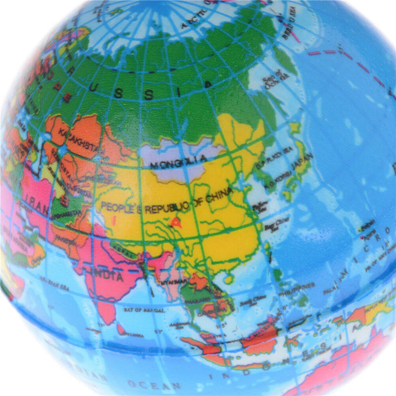 10cm Stress Relief World Map Foam Ball Atlas Globe Palm Ball Planet Earth Ba Gw