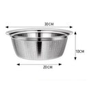 Large Strainer Colander Kitchen Food Rice Sifter Salad Spinner Dia.30cm
