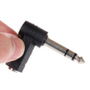 6.35mm Male to 3.5mm Female Right Angle Stereo Audio Adapter 90 Degree ConveBSE