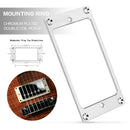 Flat Metal Chrome Humbucker Pickup Frame Mounting Ring For Electric Guitar Part
