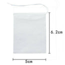 Disposable Drawstring Seal Filter Empty Paper Tea Bags Coaster(Set of 200) W6L3