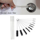 13*Nylon Cleaning Brush Set Tube Bottle Straw Washing Cleaner Bristle Kit fgd
