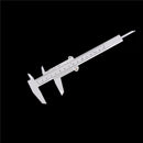 Portable 6 Inch 150mm Plastic Ruler Jewelry Sliding Gauge Vernier Caliper   Z