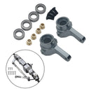 2x RC Alloy Front Axle Steering Cup for WPL MN D90 D91 MN99S Crawler Trucks