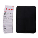 Game Card Trick Poker Deck and Pad Mat Magical Prop for Party Show Magician