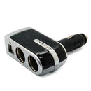 Dual USB 2 Way Car Cigarette Lighter Socket Splitter DC U0F9 Adapter Charge R6K7