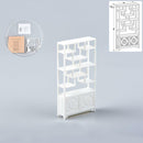 Home Furniture DIY Scenery 1/25 Scale Rack Shelf Shelves Plastic Mini Scene
