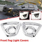 Bumper Fog Light Chrome Garnish for Mazda Cx-5 Cx5 2013-2015 Car Rear Tail  O4D5