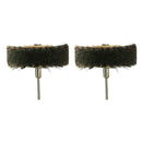 2 Pcs Wheel Brushes Polishing Brush Polishing Buffing Wheels 80mm 3inch Power
