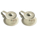 White Retro Wrought Iron Candlestick Holder for Fireplace Home Table Decoration