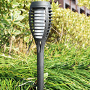 2pcs Solar 12LED Flame Light Outdoor Flickering Torch Lights Landscape Lamp A