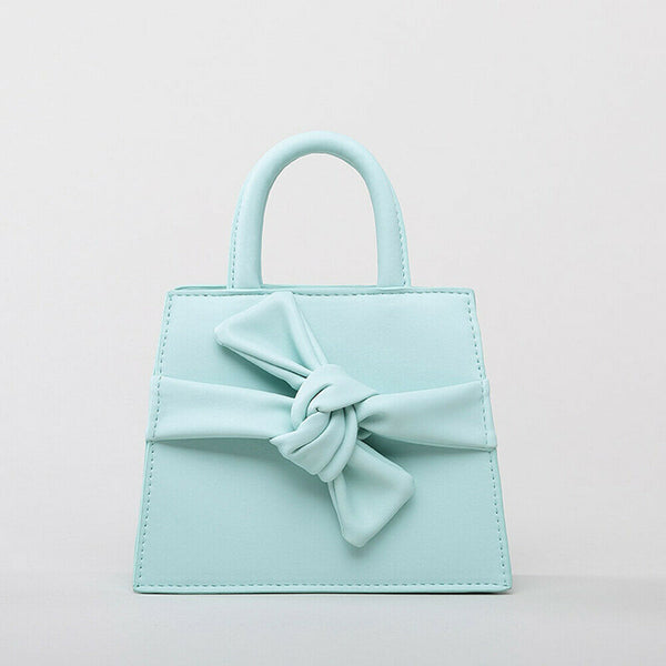 Portable Shoulder Top-handle Clutch Mini Lady PU Messenger Bag Sweet Wristlets