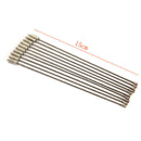 10PCS Stainless Steel Wire Keychain Cable Key Ring for Outdoor Hiking A