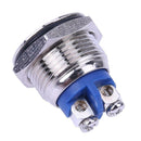 16mm Starter Switch Boat Horn Momentary Stainless Steel Push Button Switch A