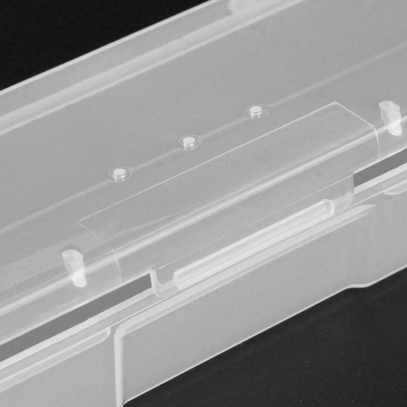 Plastic Nail Art Accessories Storage Box Translucent Decor Organizer Case