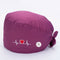 2pcs Womens Surgical Scrub Cap Working Hat Button Bouffant Hat Sweatband