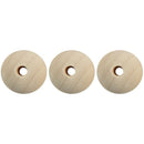 30x Natural Ball Wood Spacer Beads 25mm(1inch) -Jewellery Making Findings,D