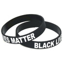 Black Lives Matter Wristbands Black Silicone Rubber Bracelets I Can't Breath Kw