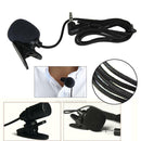 3.3FT Braided Wire Lavalier Lapel Tie Clip-On Microphone Mono 3.5mm Mic hv2n