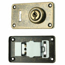 2pcs Iron Guitar Instrument Case Latches Box Buckles With Screws & 1 Keys G C9R2