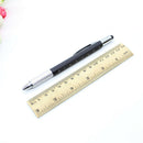Multi-functional Level Ballpoint Pen Handy Tech Screwdriver Random (Black)