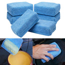 Microfiber Car Washing Sponge Automobile Cleaning Cloths Car Wax Polishing  M&