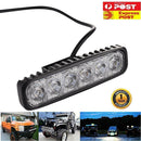 Epistar 12V LED 18W Fog Lamp DRL Car Work Light Bar Spotlight For Truck SUV