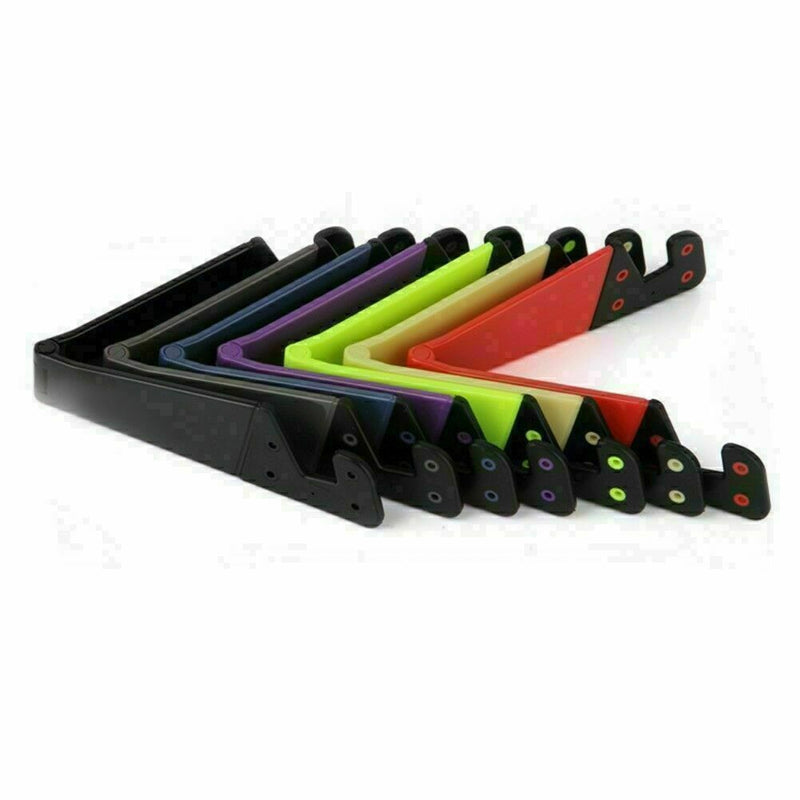 1*Lazy Portable Folding Card Phone Holder Stand Support Bracket Mobile Ph Z T5C1