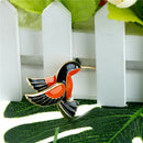 Enamel birds brooch pins lady classic fashion accessories suits sweater tdJC Hn