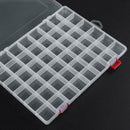 48-Compartment Transparent PP Plastic Fishing Lure Storage Box Container