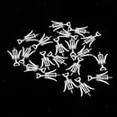20 Pieces Wine Bottle Opener Design Pendant Cork Screw for Keychain Necklace DIY