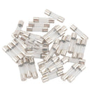 40 pieces Quick Action Type Glass Tube Fuses 0.5Amp AC 250V B6W1